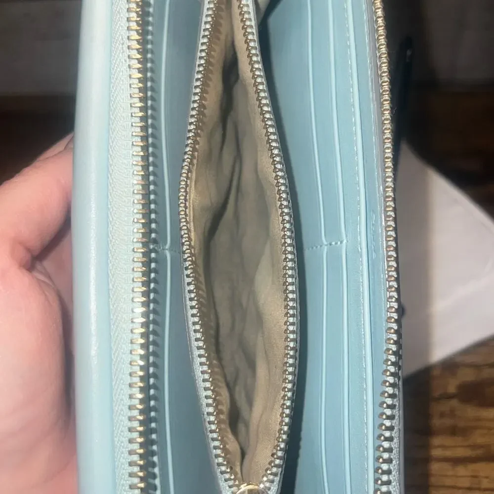 Chole Continental Wallet - Robins Egg Blue